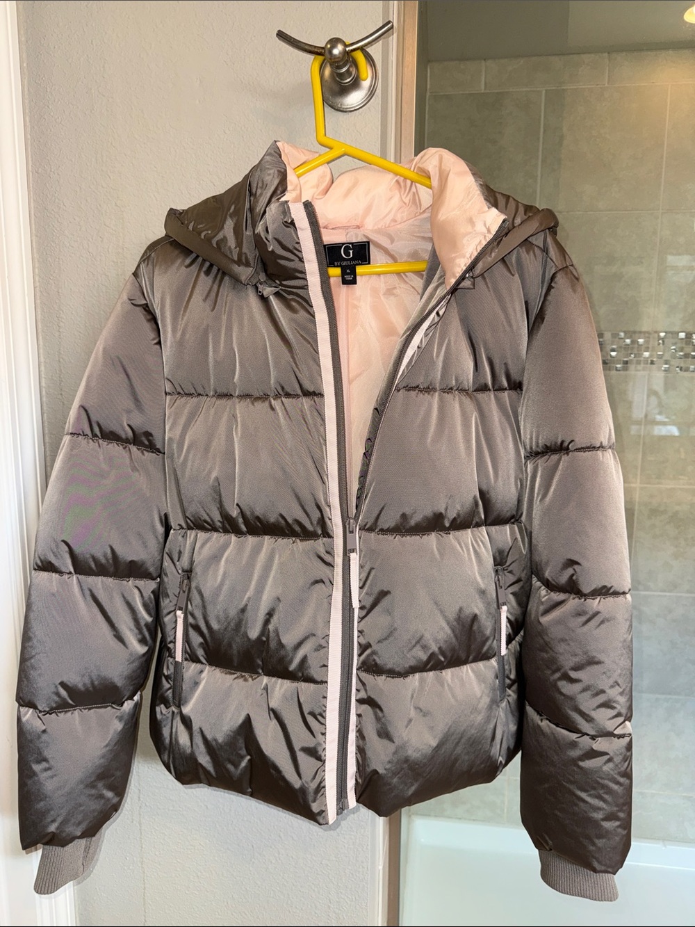 G by Giuliana New without Tags Puffer Jacket with Removable Hood Size XL